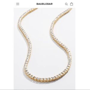 BaubleBar Bennett Tennis Necklace Brand New NWOT